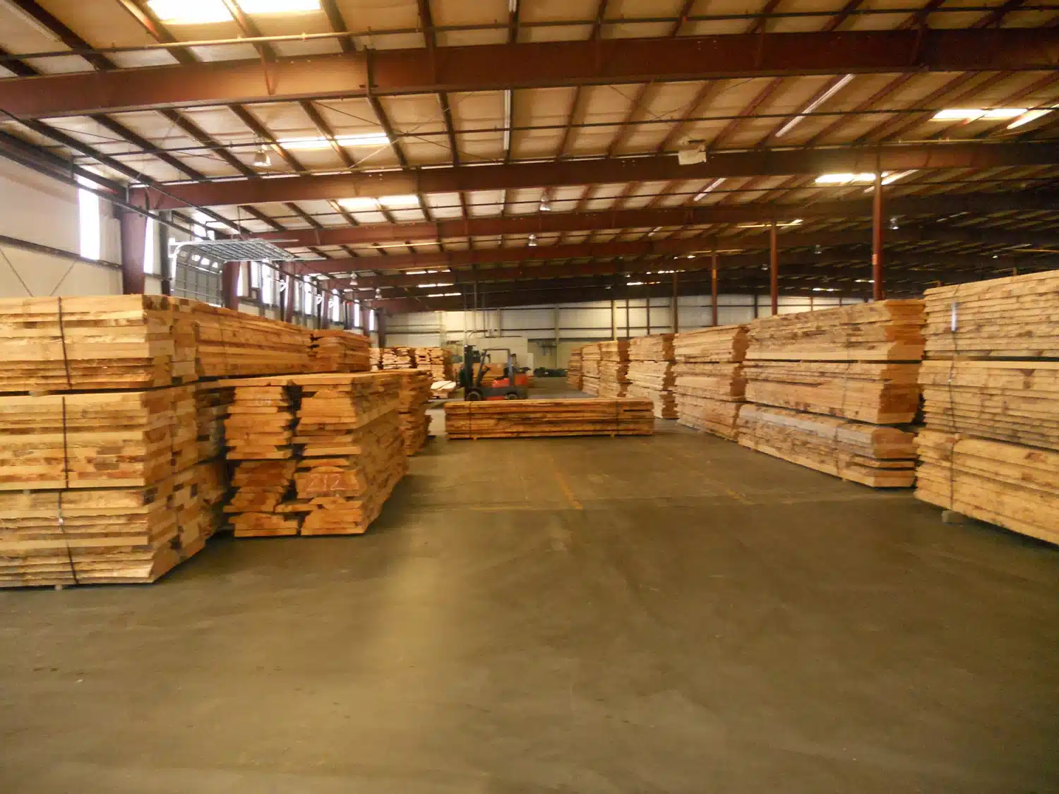 Heart Pine Flooring - Storage of Kiln Dried Products - 1