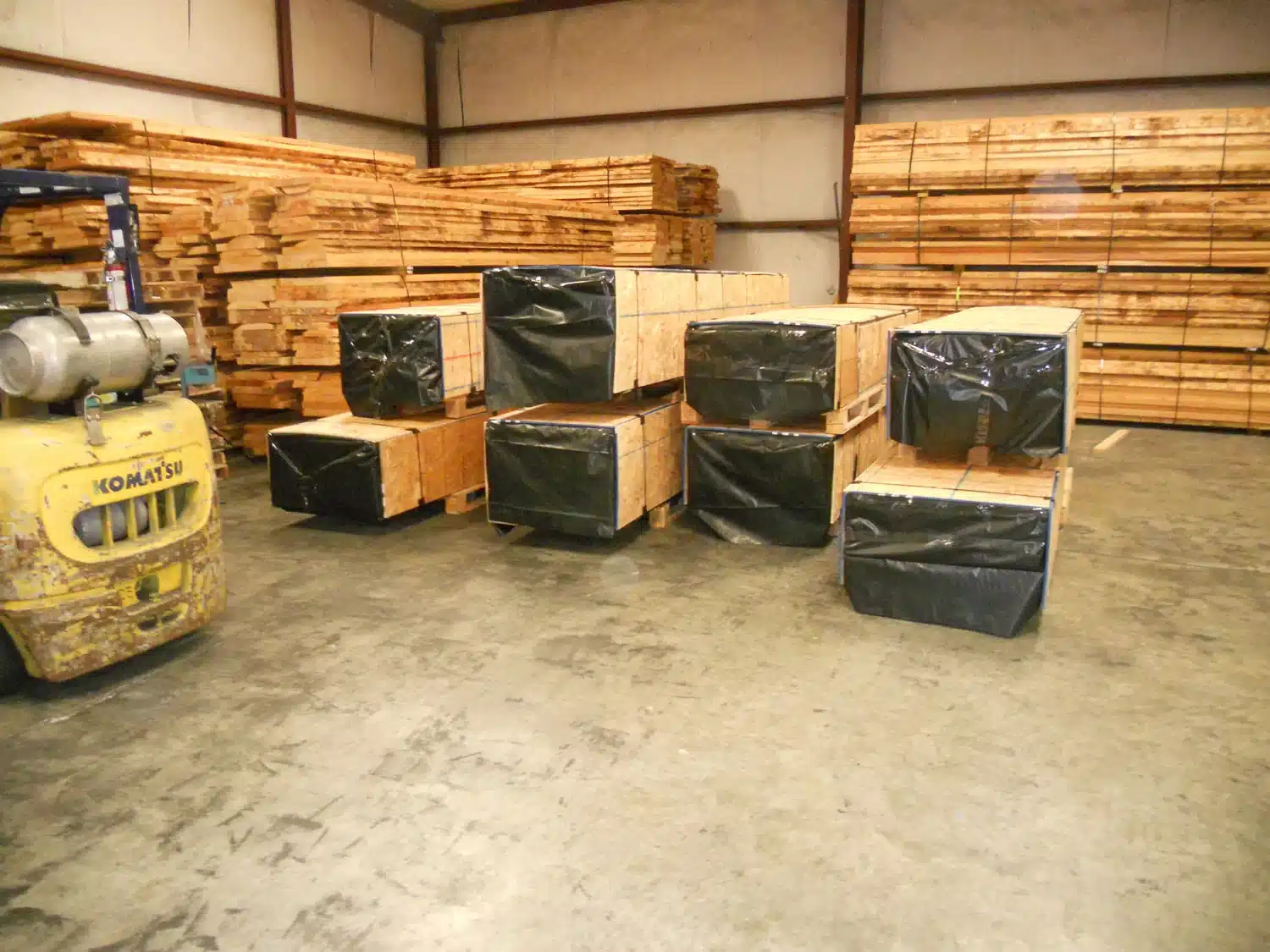 Heart Pine Flooring - Storage of Kiln Dried Products - 4