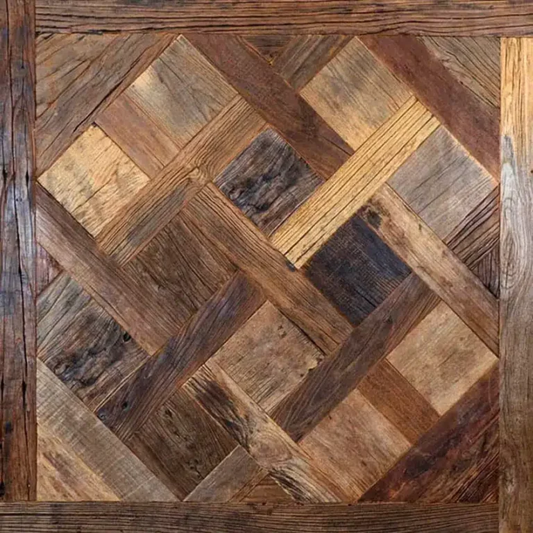 Reclaimed Heart Pine Parquet - Original Face